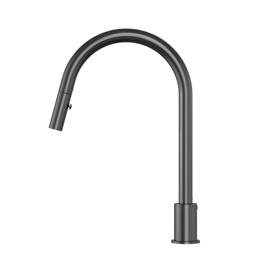 Meir Kitchen Hob Spout With Pull Out Nozzle Shadow Ms18-Pvdgm