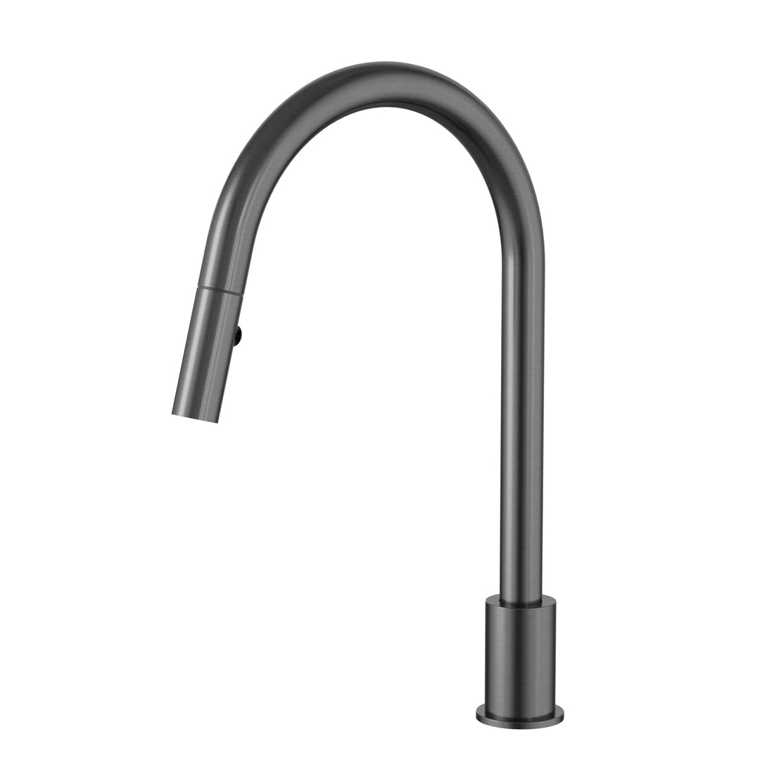 Meir Kitchen Hob Spout With Pull Out Nozzle Shadow Ms18-Pvdgm