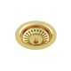 Meir Sink Strainer And Waste Plug Basket With Stopper Tiger Bronze