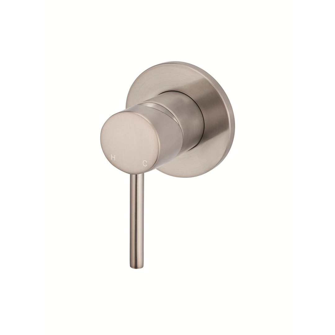 Meir Round Wall Mixer Finish Kit Champagne