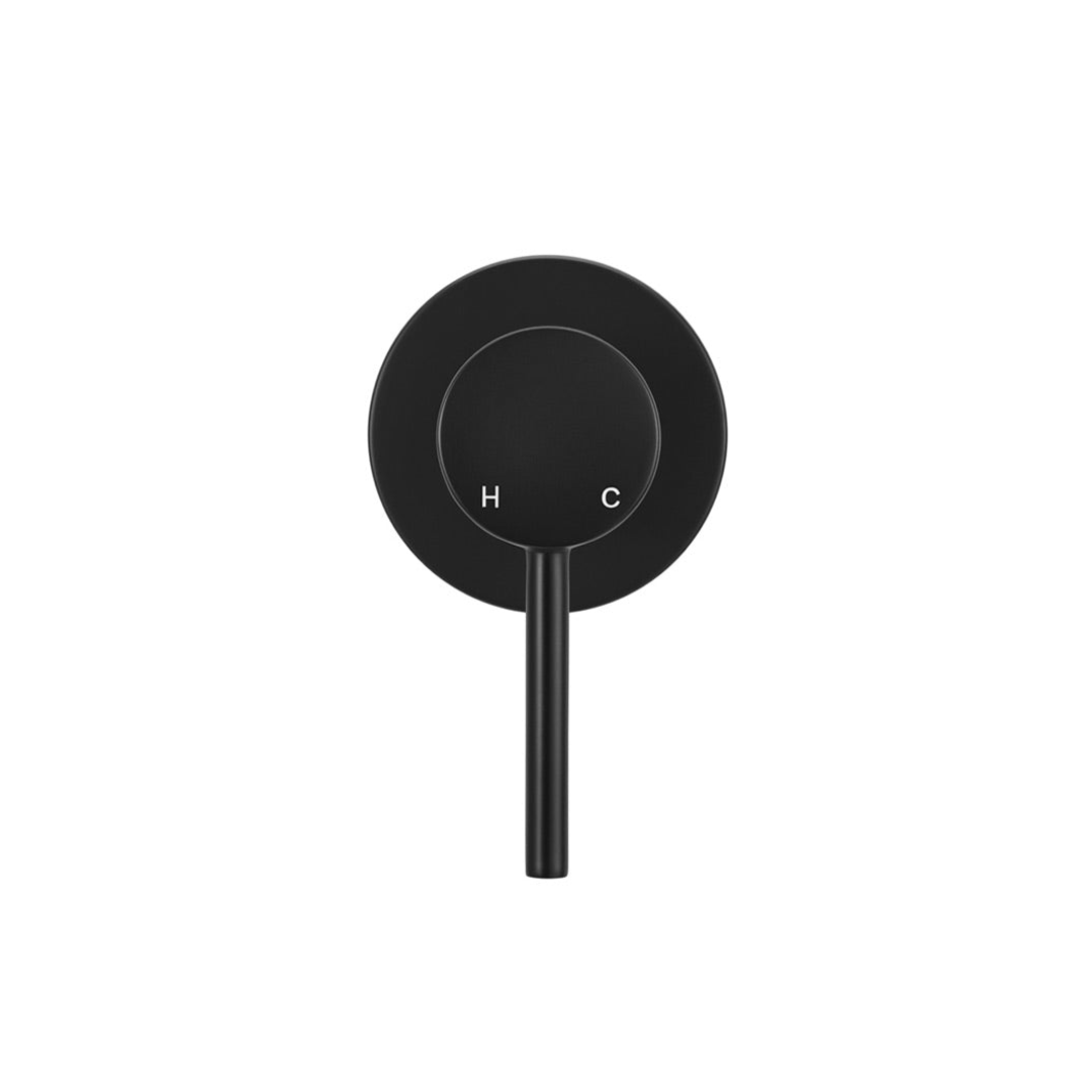 Meir Round Wall Mixer Finish Kit Matte Black