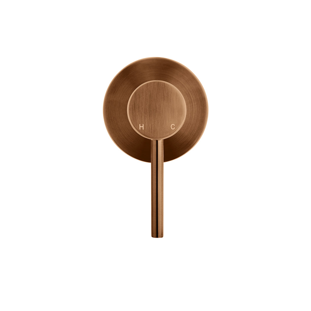 Meir Round Wall Mixer Finish Kit Lustre Bronze