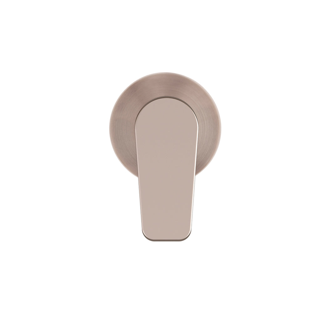 Meir Round Wall Mixer Paddle Handle Finish Kit Champagne