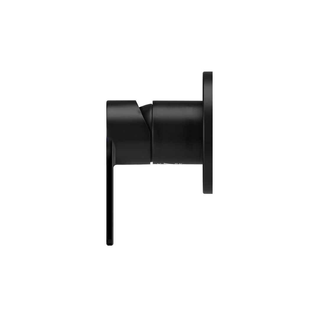 Meir Round Wall Mixer Paddle Handle Finish Kit Matte Black