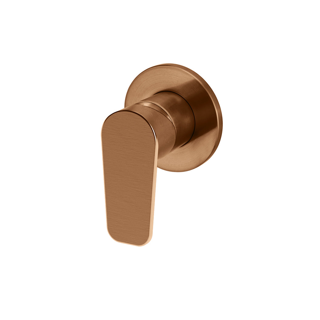 Meir Round Wall Mixer Paddle Handle Finish Kit Lustre Bronze