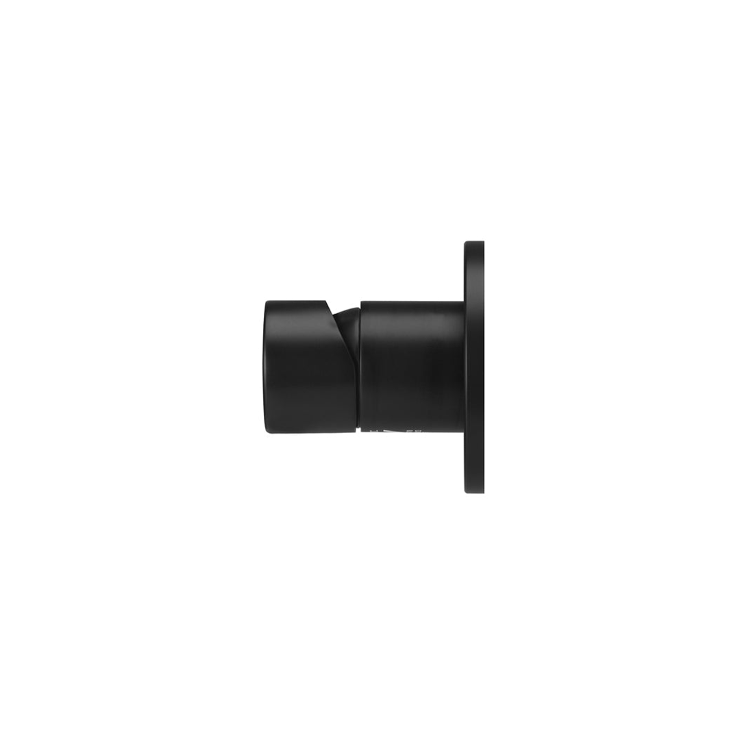 Meir Round Wall Mixer Pinless Handle Finish Kit Matte Black