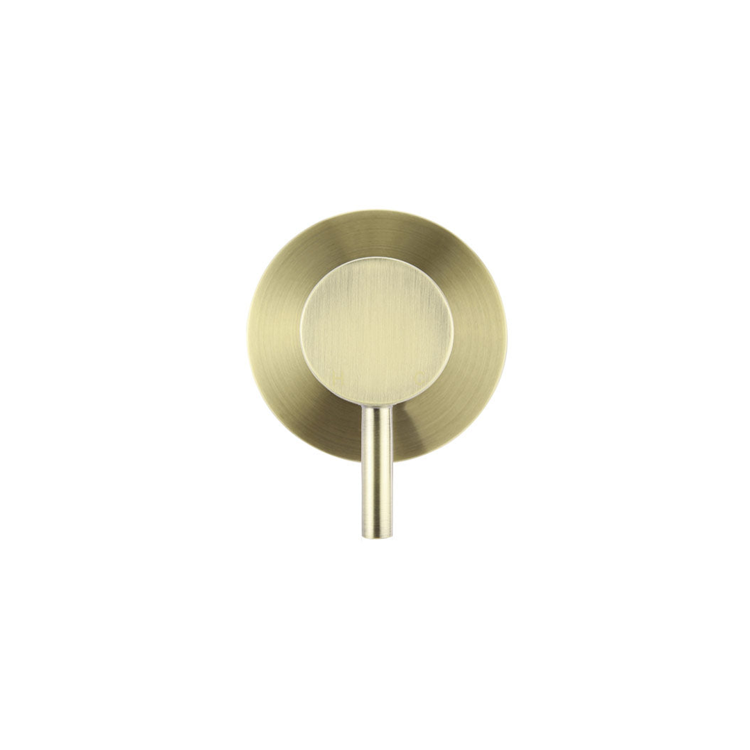 Meir Round Wall Mixer Short Pin Lever Finish Kit Tiger Bronze