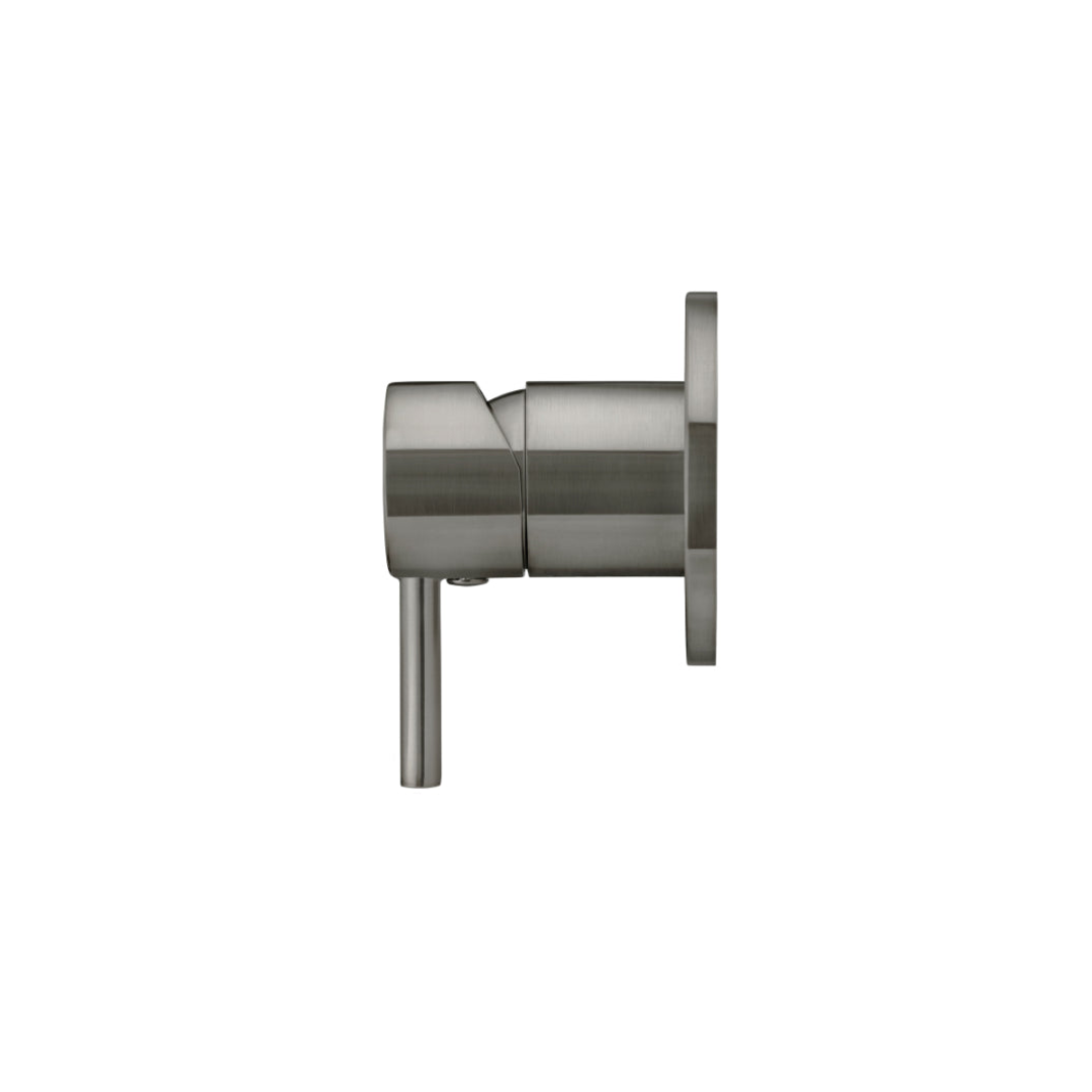 Meir Round Wall Mixer Short Pin Lever Finish Kit Shadow