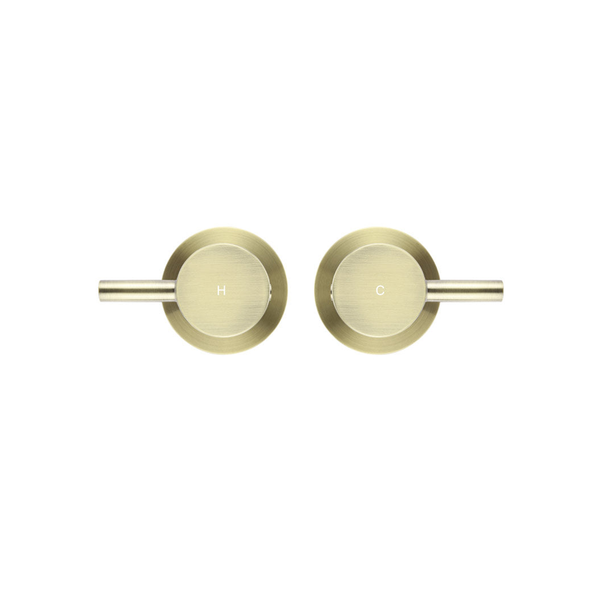 Meir Round Quarter Turn Wall Top Assemblies Tiger Bronze