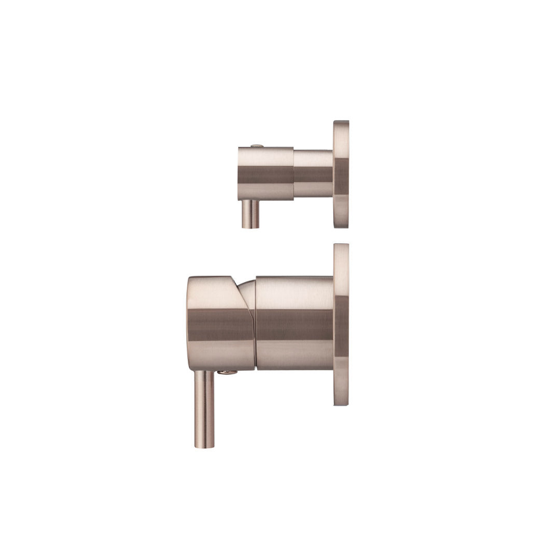 Meir Round Diverter Mixer Finish Kit Champagne