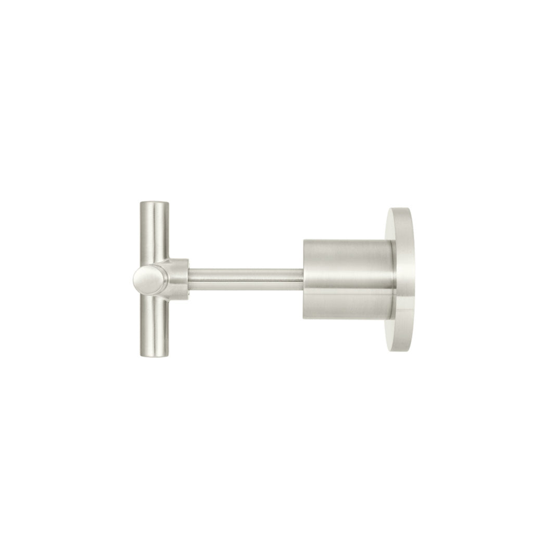 Meir Cross Handle Jumper Valve Wall Top Assemblies Brushed Nickel