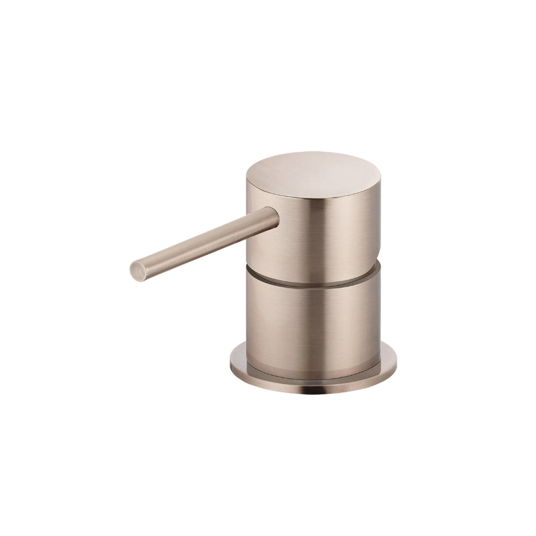 Meir Round Deck Mounted Mixer Champagne