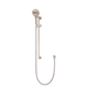 Meir Round Three Function Hand Shower On Rail Column Champagne