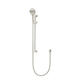 Meir Round Three Function Hand Shower On Rail Column Brushed Nickel