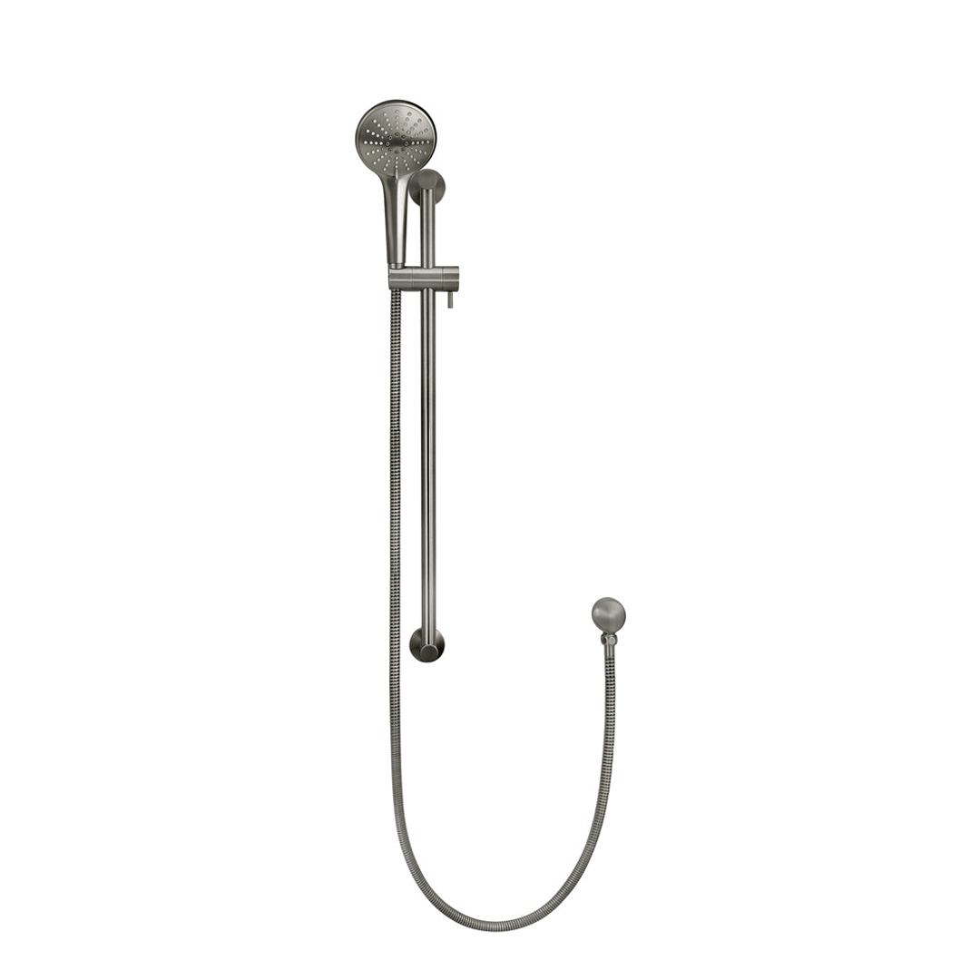Meir Round Three Function Hand Shower On Rail Column Shadow