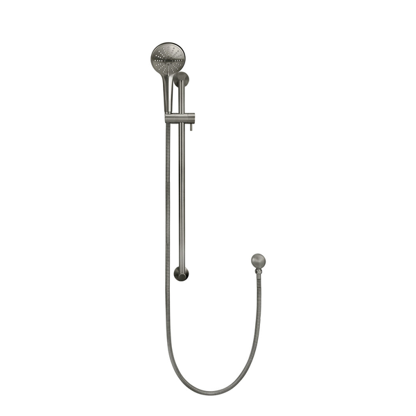 Meir Round Three Function Hand Shower On Rail Column Shadow