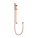 Meir Round Hand Shower On Rail Column Lustre Bronze