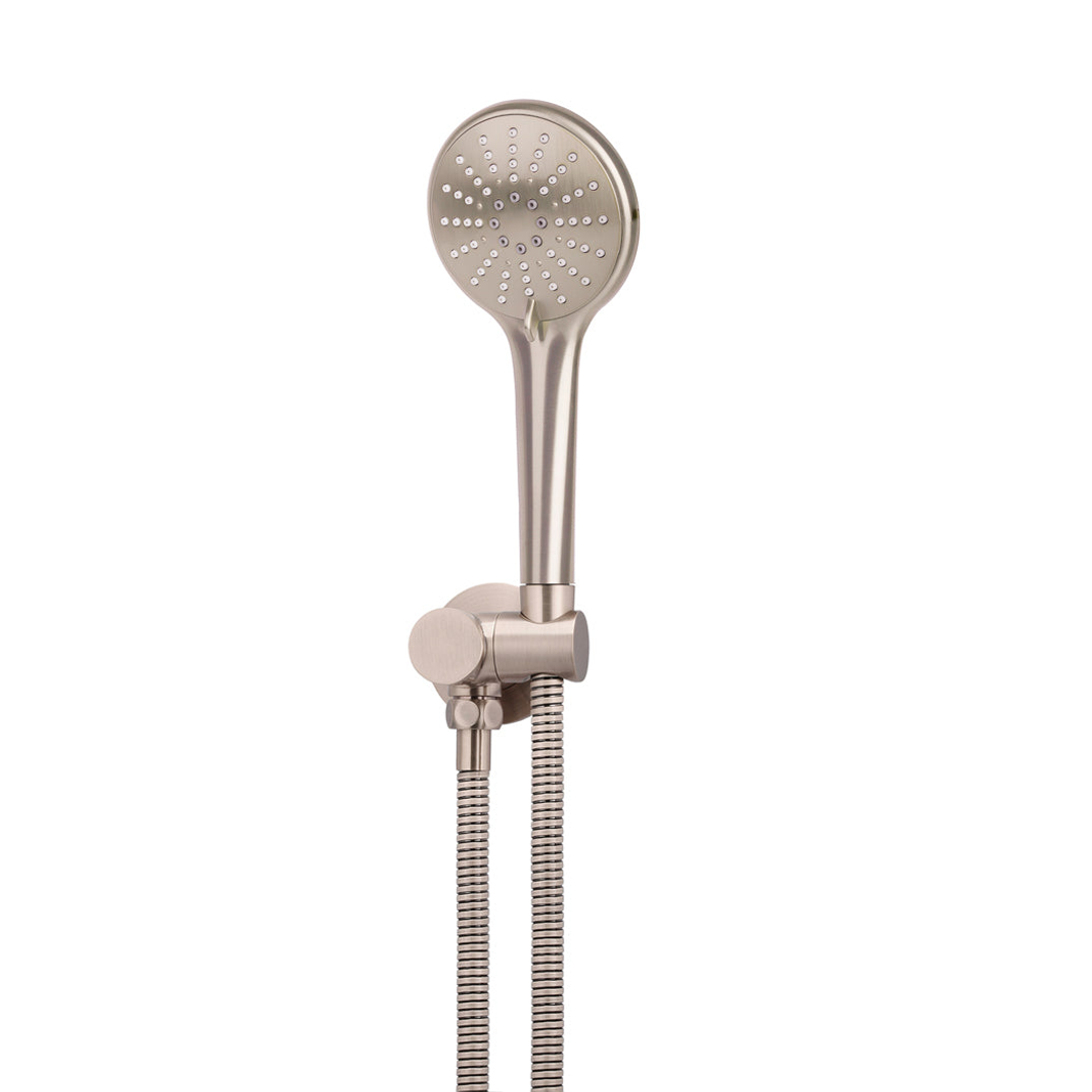 Meir Round Hand Shower On Swivel Bracket Champagne