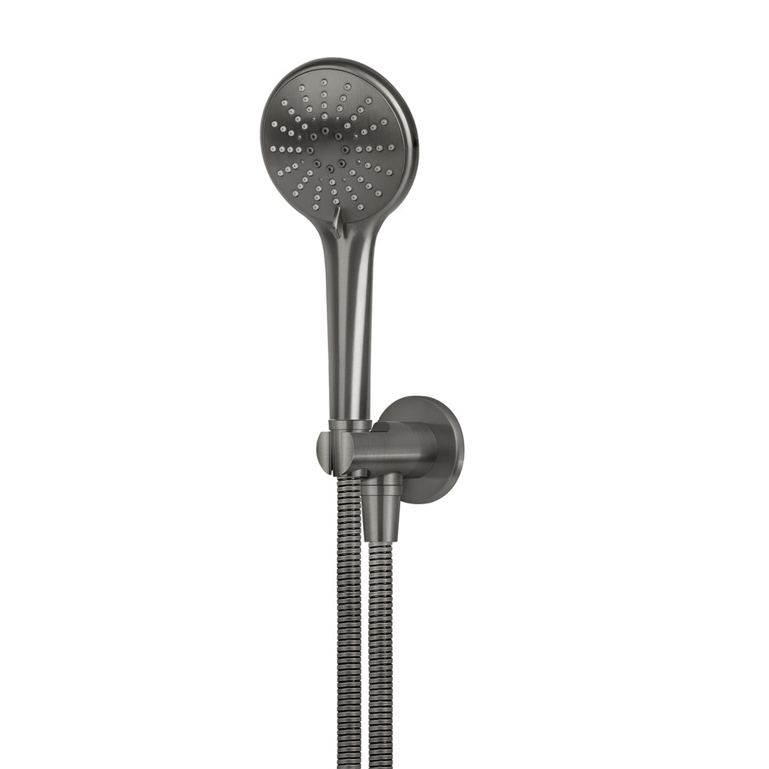 Meir Round Three Function Hand Shower On Fixed Bracket Shadow