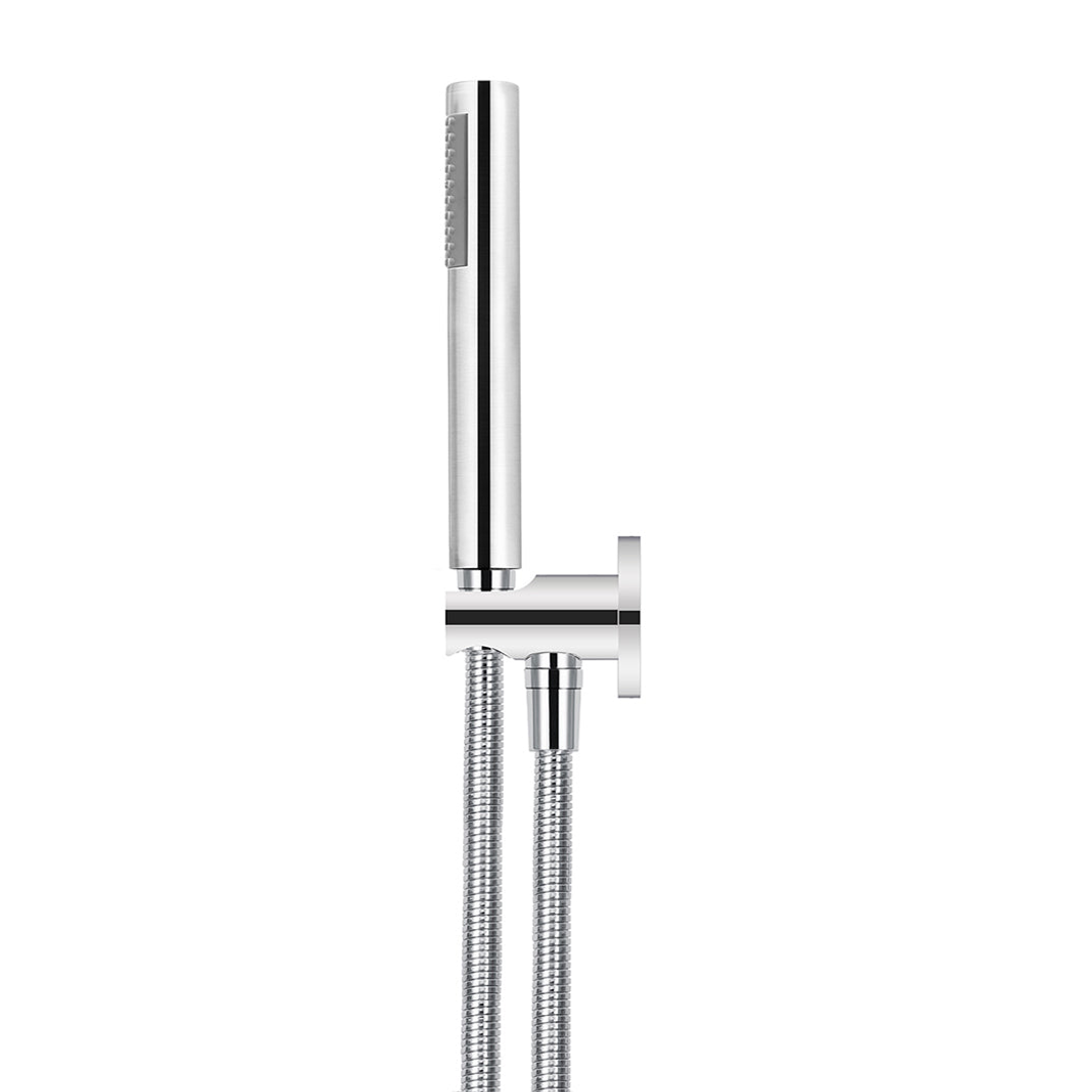 Meir Round Hand Shower On Fixed Bracket Polished Chrome