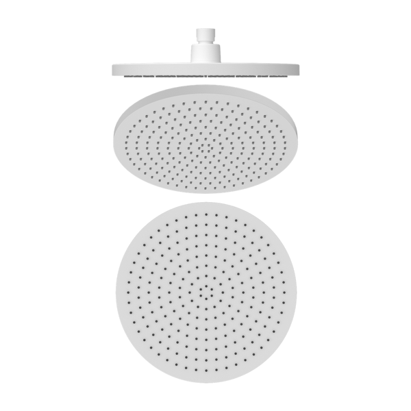 Nero Opal 250mm Air Shower Head Matte White