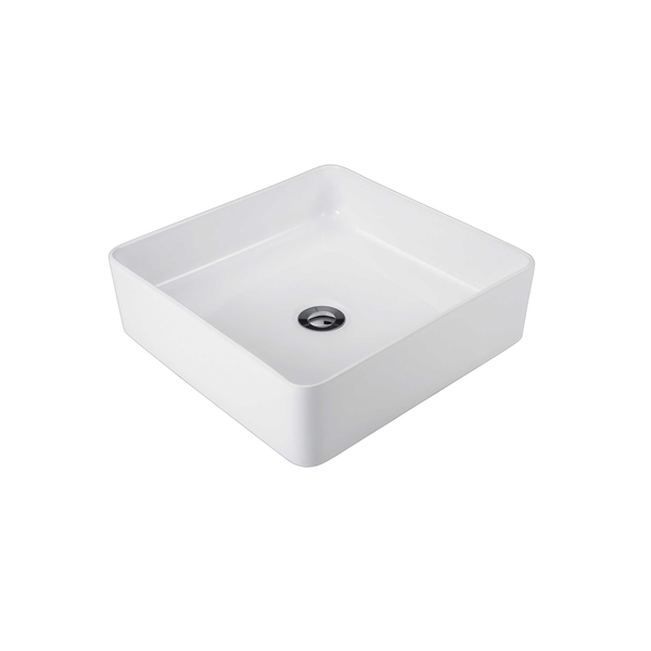Seima Kyra Slim Line Above Counter Basin White 400 X 400 X 120