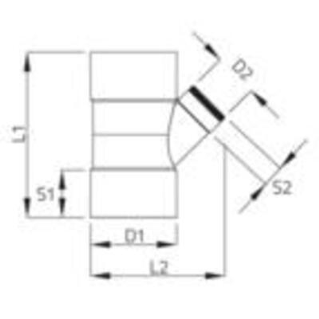 STORMWATER JUNCTION 150MM X 100 X 45DEG
