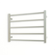 Radiant 5 Bar Sq Heated Rail  750 X 550 Polished S/S  Right Hand