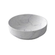 STREAMLINE SYNERGII STONE 40CM(DIA) X 12CM(H) ABOVE COUNTER BASIN W.MATCHING WASTE_CARRERA MARBLE