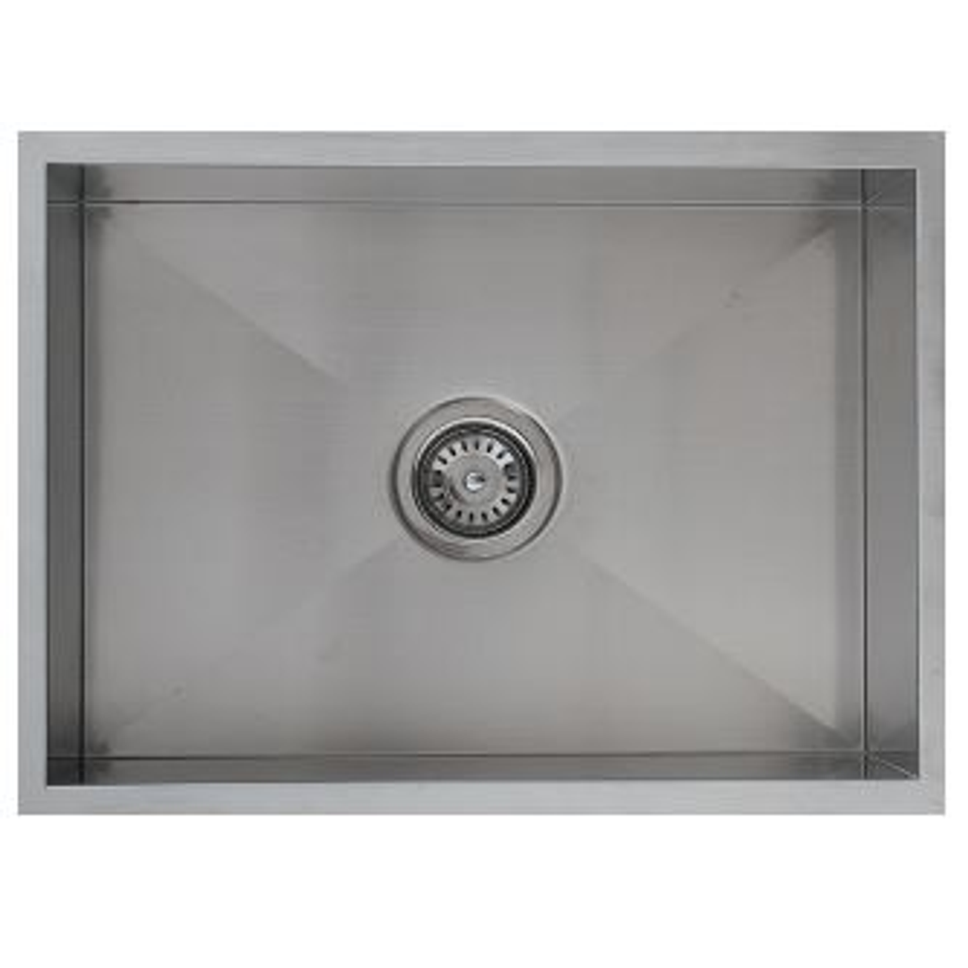 Interchange Uptown 250 Single Bowl Sink 600 X 450 X 250 - Radius Corner