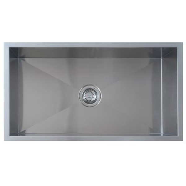 Interchange Uptown 250 Single Bowl Sink Radius Corner - 810 X 450 X 250