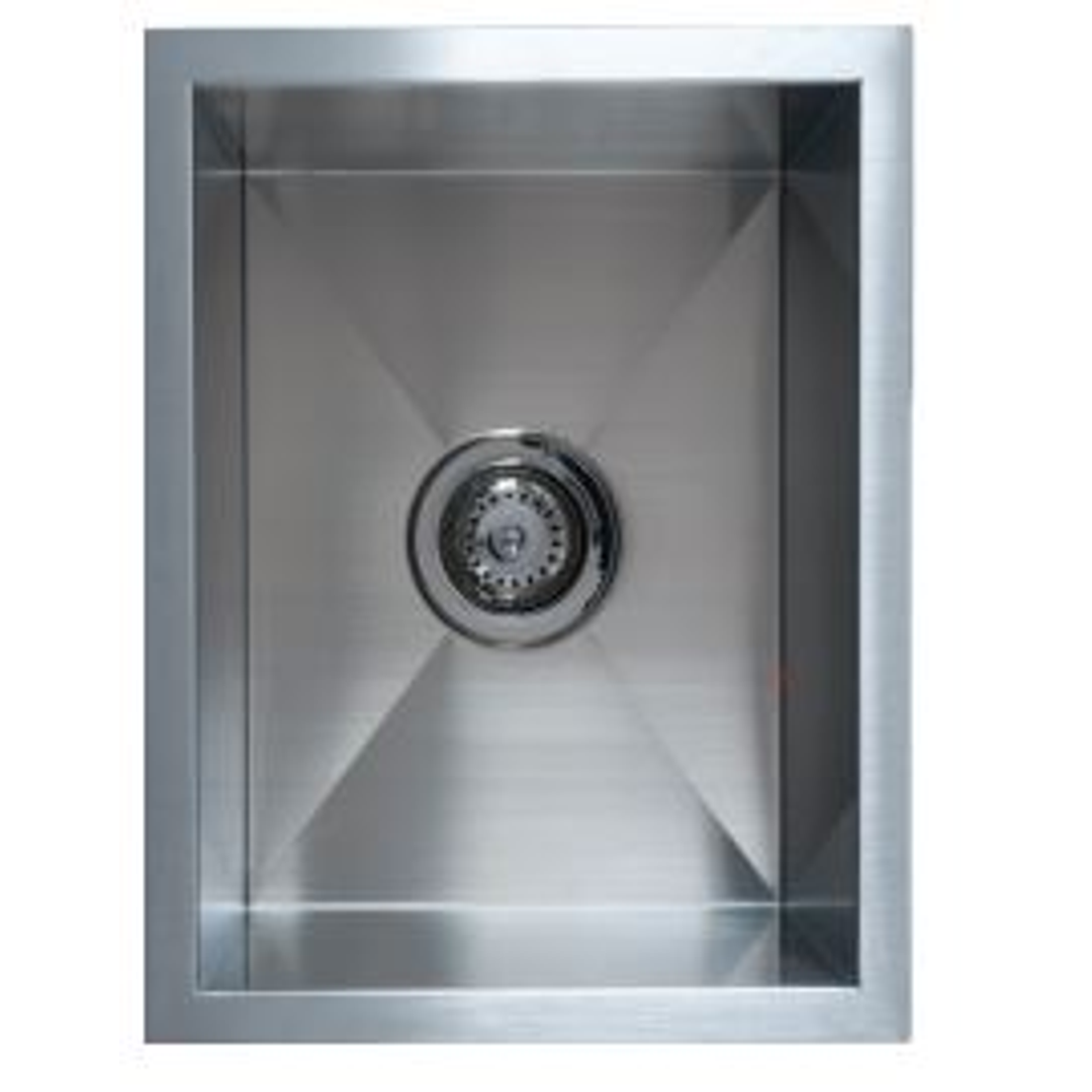 Interchange Uptown Single Square Sink 350 X 450 X 250 - Square Corner