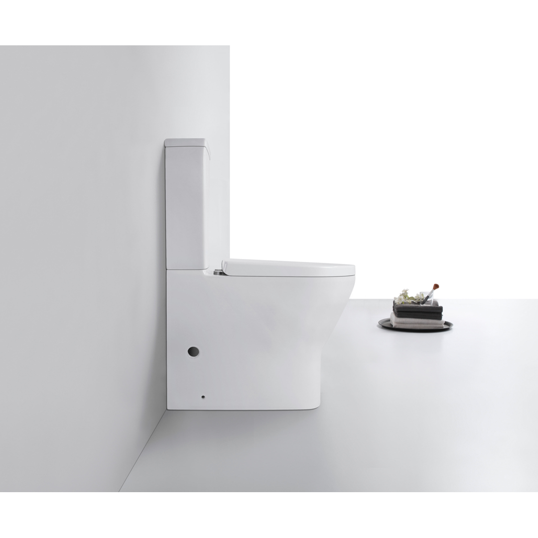 Enhance Vasari Back to Wall Suite Uni Back/Bottom Entry Extra Height Rimless Toilet Suite