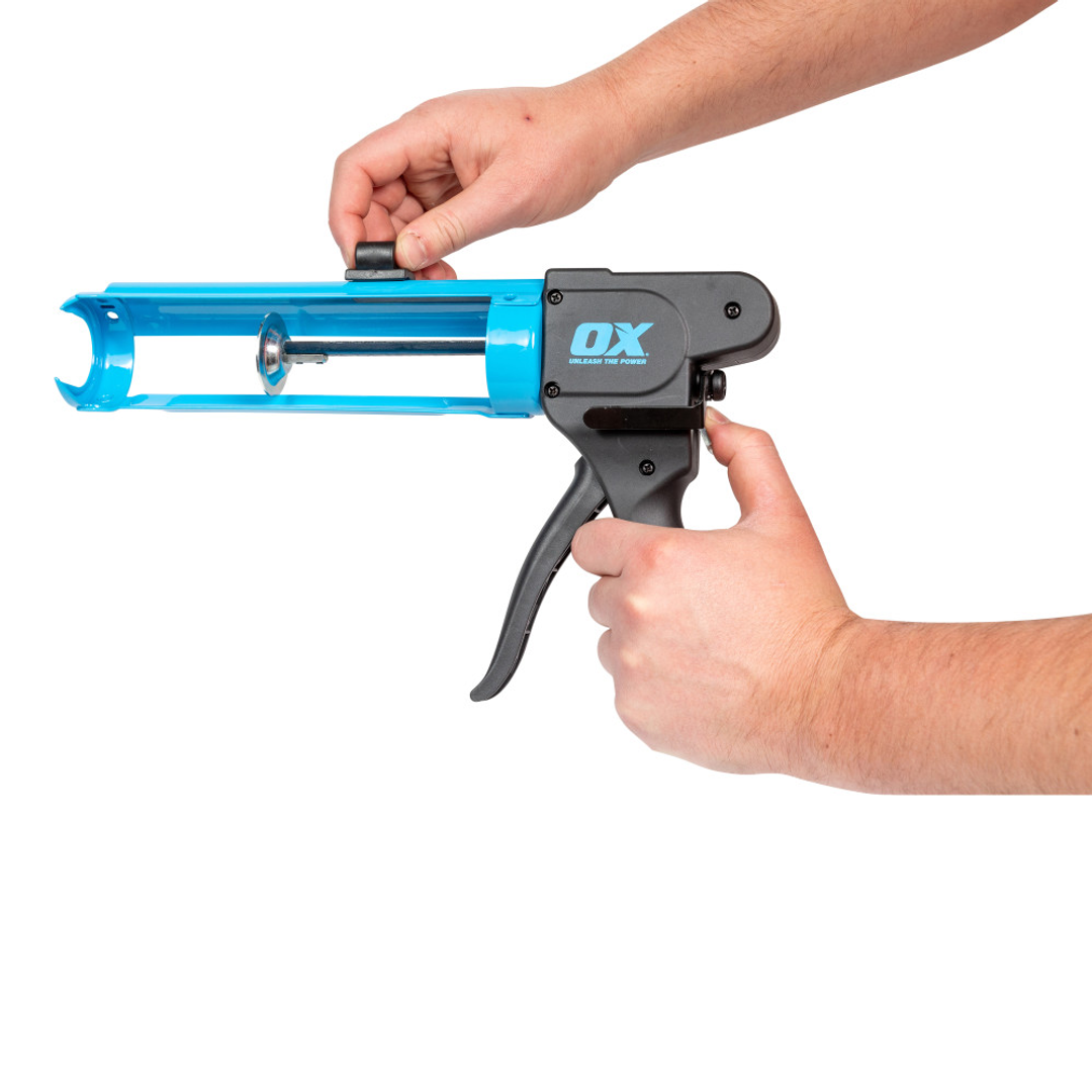Ox Pro Rodless Sealant Gun 7:1 Thrust Ratio 290Ml / 10Oz