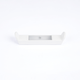 Radiant Vertical Flat Bar Hook Matt White