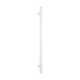 Radiant Matt White Vertical 950Mm Round Non Heated Single Bar Towel Rail