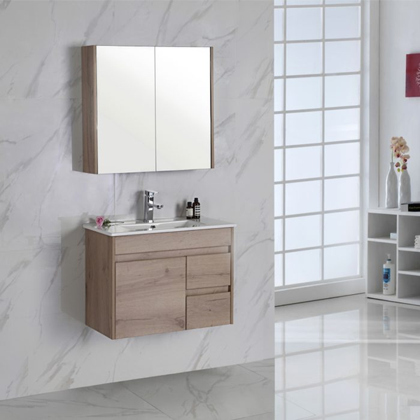 Aulic York 900mm Wall-Hung Vanity - Mini Ceramic Top (Right Hand Drawer)