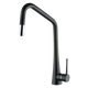 Abey Armando Vicario Tink Side Lever Pull Out Sink Mixer Black - Burdens Plumbing