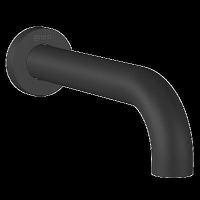 Abey Lucia Curved Basin Spout 200mm Black - Burdens Plumbing