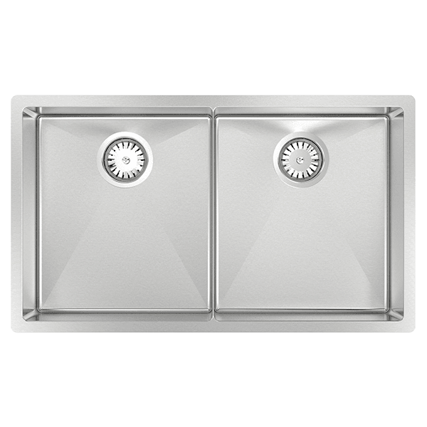 Abey Piazza Double Square Bowl - Burdens Plumbing