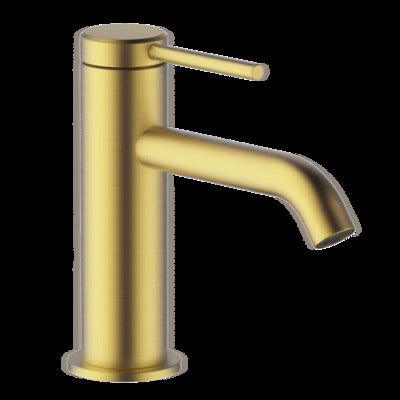 Abey Poco Basin Mixer Brushed Brass 6B1-Bb - Burdens Plumbing