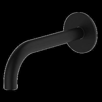 Abey Poco Curved 165mm Basin Spout Black 6S-C165-B - Burdens Plumbing