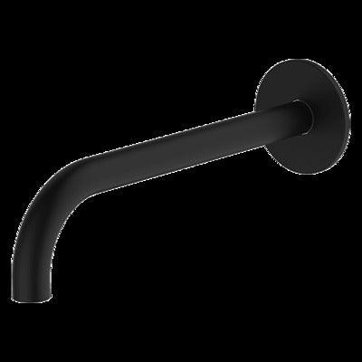 Abey Poco Curved 220mm Basin Spout Black 6S-C220-B - Burdens Plumbing