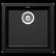 Abey Schock Soho Small Single Bowl Sink Magma N100Sb - Burdens Plumbing