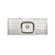 Acero S/S Sink 1B-2D 1200X500 1T By Seima(Seima P#:Sks-012-1T) - Burdens Plumbing