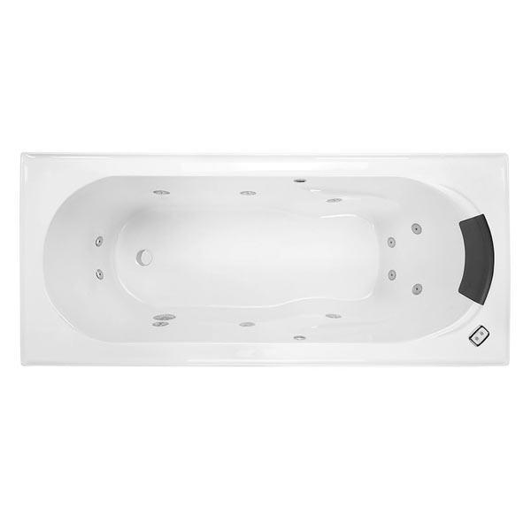 Adatto 1510 Contour 12 Jets White(Decina P#:Ad1510Cnspawc) - Burdens Plumbing