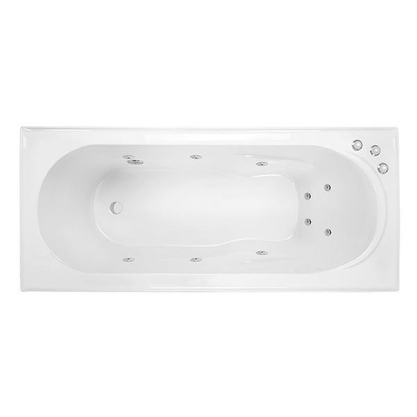 Adatto 1510 Santai 10 Jets White(Decina P#:Ad1510San10Jw) - Burdens Plumbing