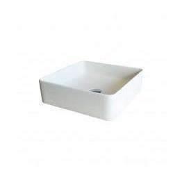 Arcisan Xoni Square Thin Above Counter Basin White Xn04632.Mw - Burdens Plumbing