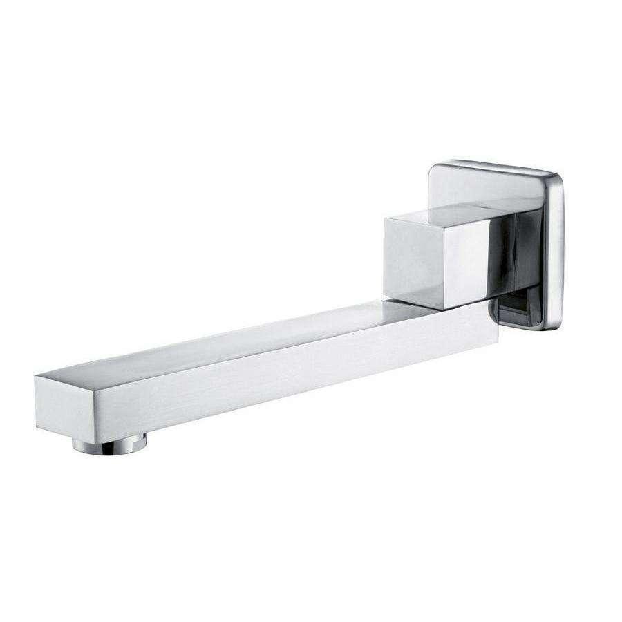 Aspire Unity Square Wall Swivel Outlet 260mm Chrome - Burdens Plumbing