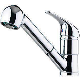 Aspire Zodiac II Chrome Pullout Spray Sink Mixer - Burdens Plumbing